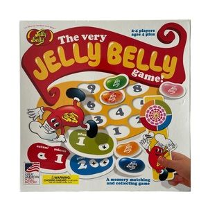 GREAT AMERICAN PUZZLE FACTORY The Very Jelly Belly Game with Bonus Candies Box
